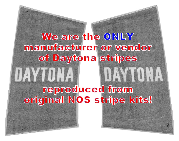 Original NOS Daytona Stripe Repros!