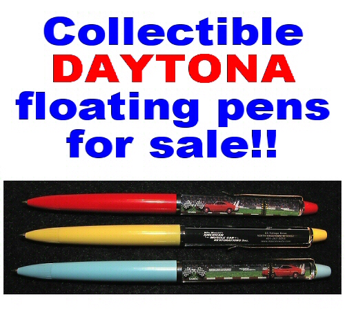 Collectible Daytona Souvenir Floating Pens