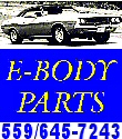 E-Body Parts And Restoration Logo
