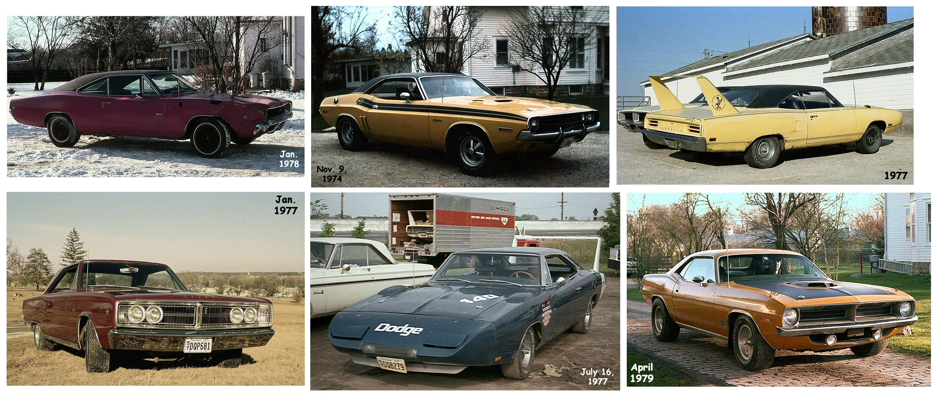Vintage Mopars from 1970s!